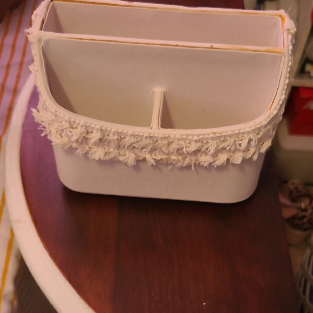 Chic White Fringe Handbag